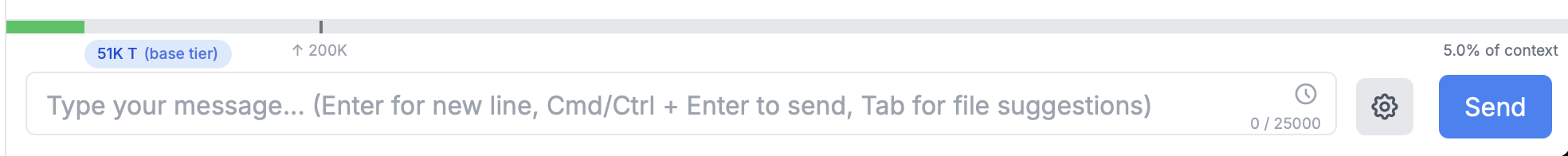 Context Usage Progress Bar